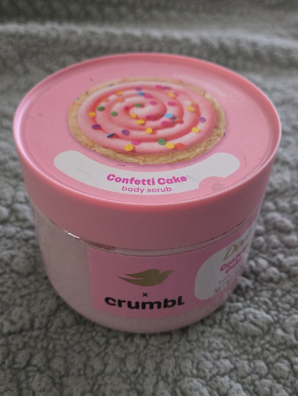 Crumbl x Confetti Cake Pink Body Scrub